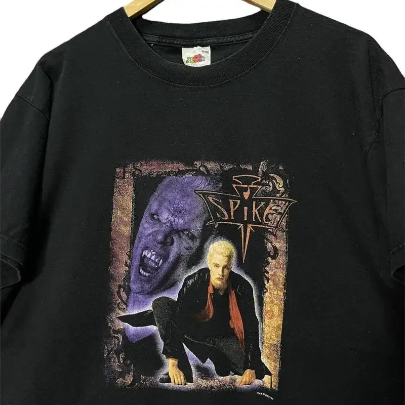 Buffy The Vampire Slayer SPIKE vintage black short sleeve t shirt QT2649