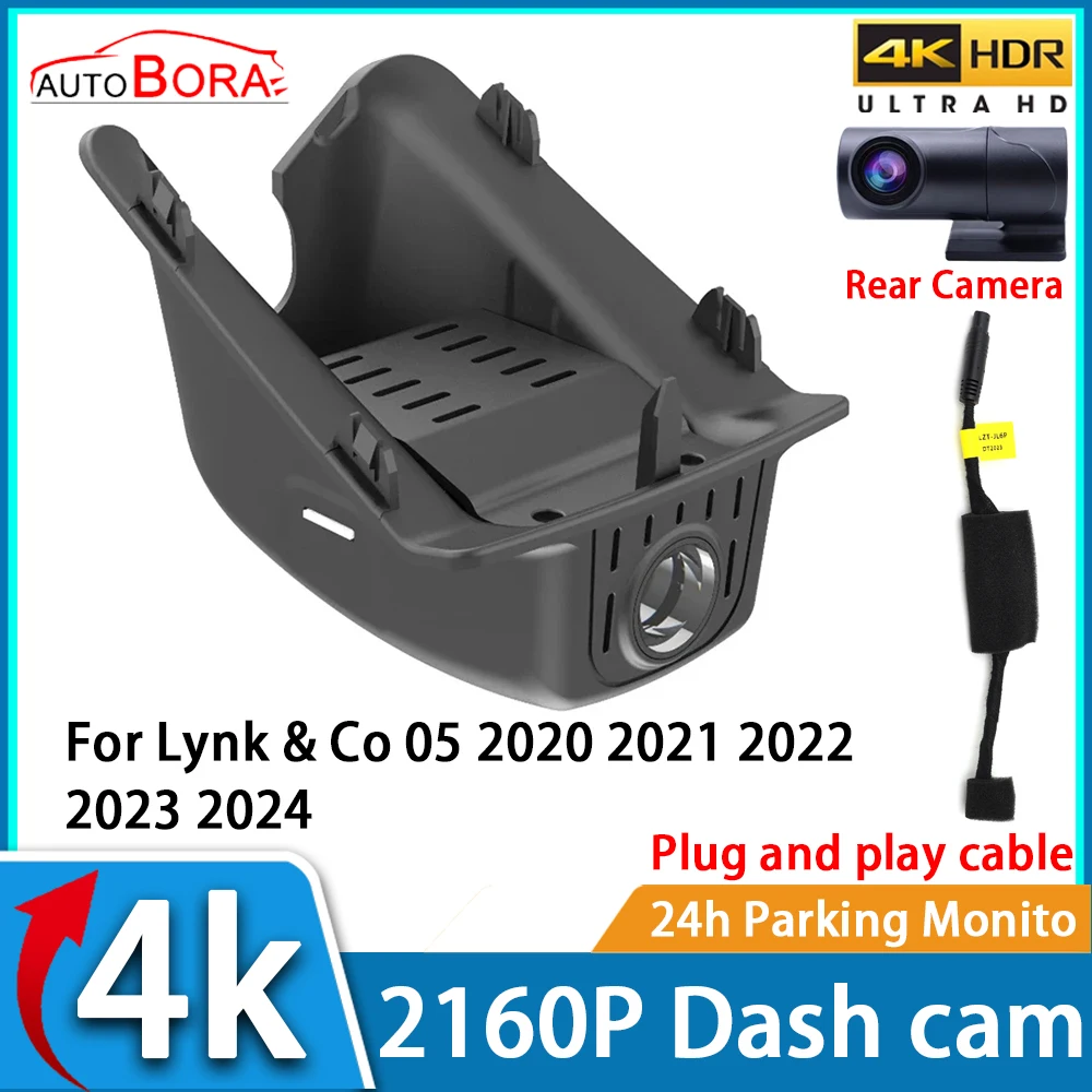 

ZhuCamX DVR Dash Cam UHD 4K 2160P Car Video Recorder Night Vision for Lynk & Co 05 2020 2021 2022 2023 2024