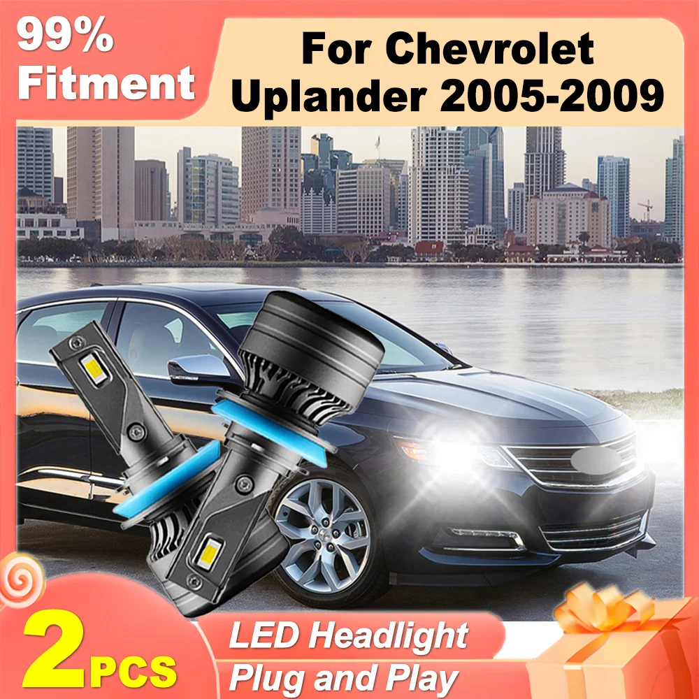 

2PCS 6000K White Plug and Play Car Light 20000LM LED Headlight H11 H8 H9 Super Bright 120W 12V For Chevrolet Uplander 2005-2009