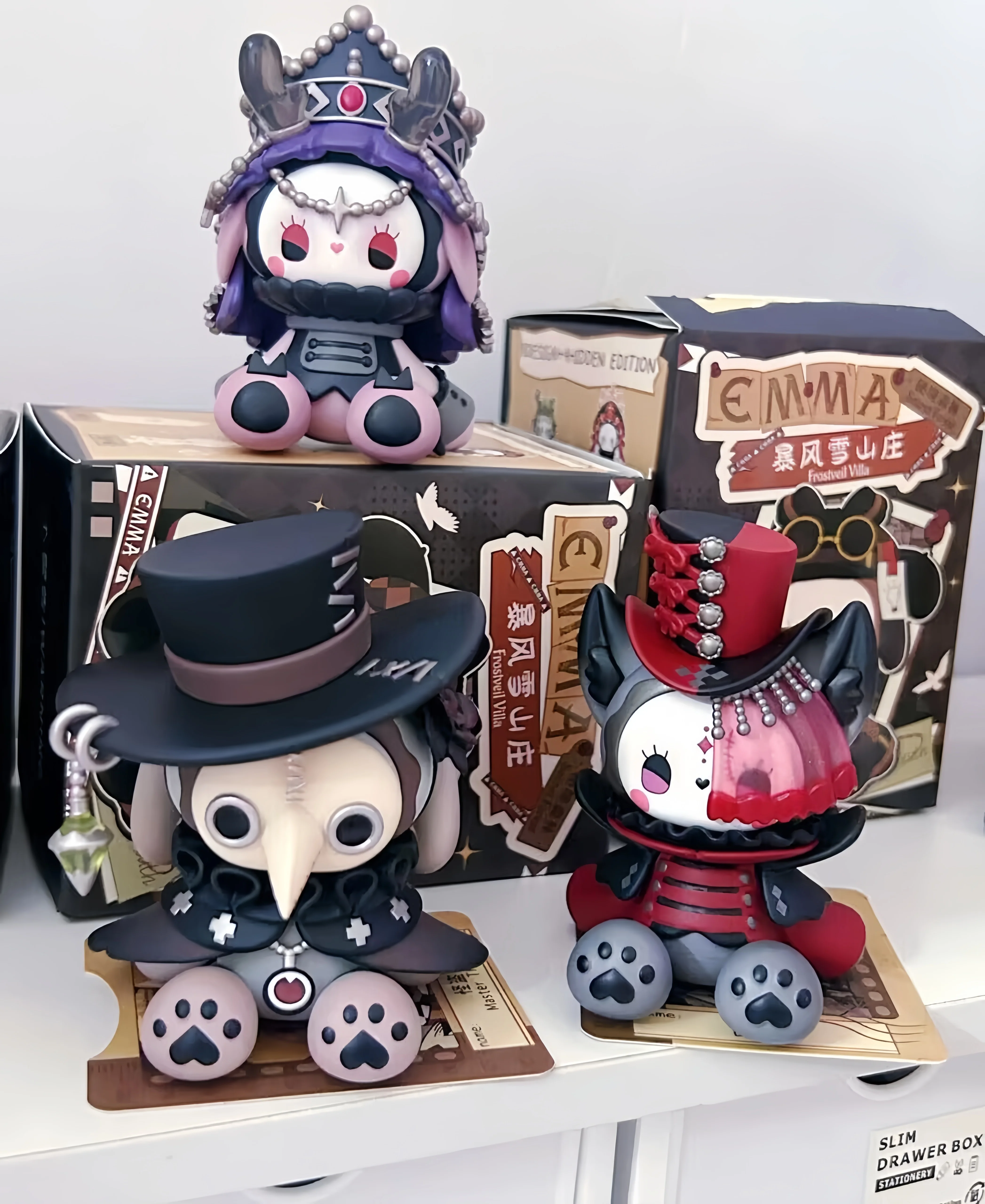 100% حقيقية في المخزون إيما سيكريت فورستفيل فيلا سلسلة صندوق أعمى لطيف عناصر الموضة سطح المكتب ديكور الفتيات هدية عيد ميلاد