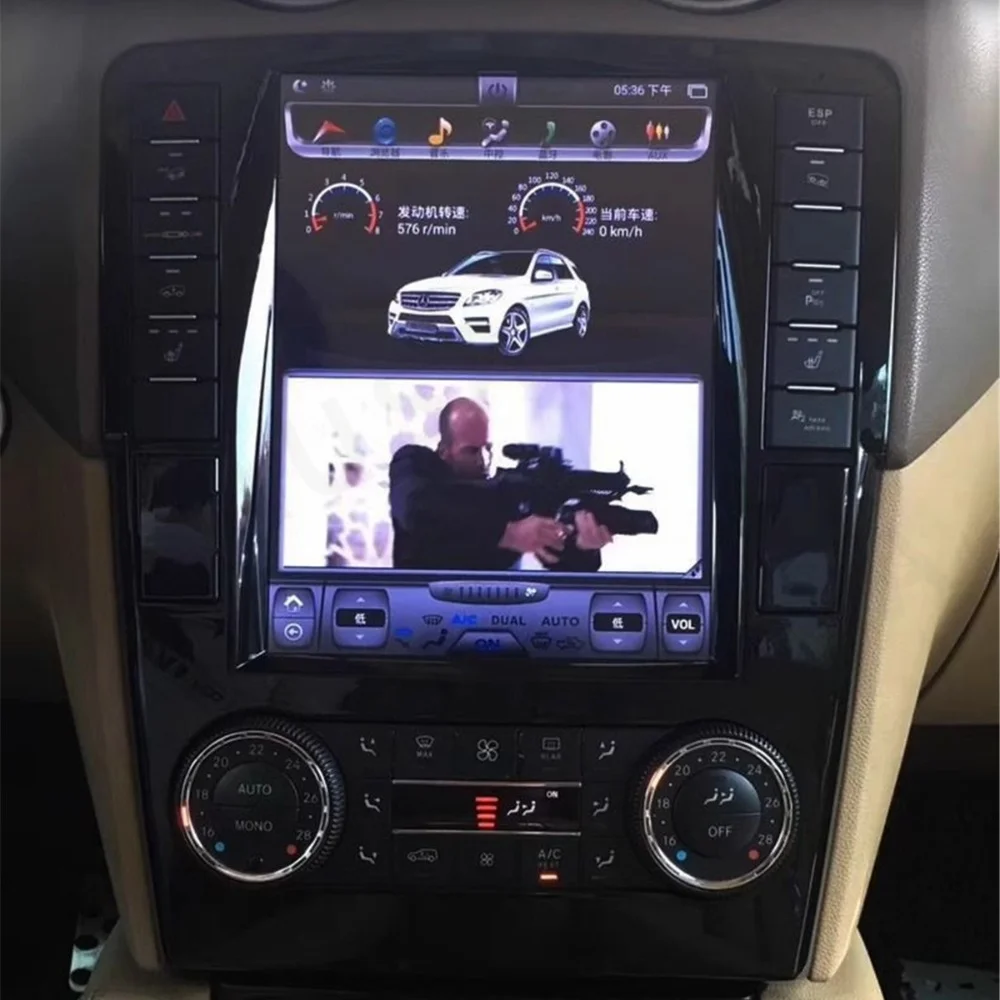 Car Radio For Mercedes Benz ML W164 W300 ML350 ML450 ML500 GL 2005-2011 Android14 Player Auto GPS Navigation Bluetooth Head Unit