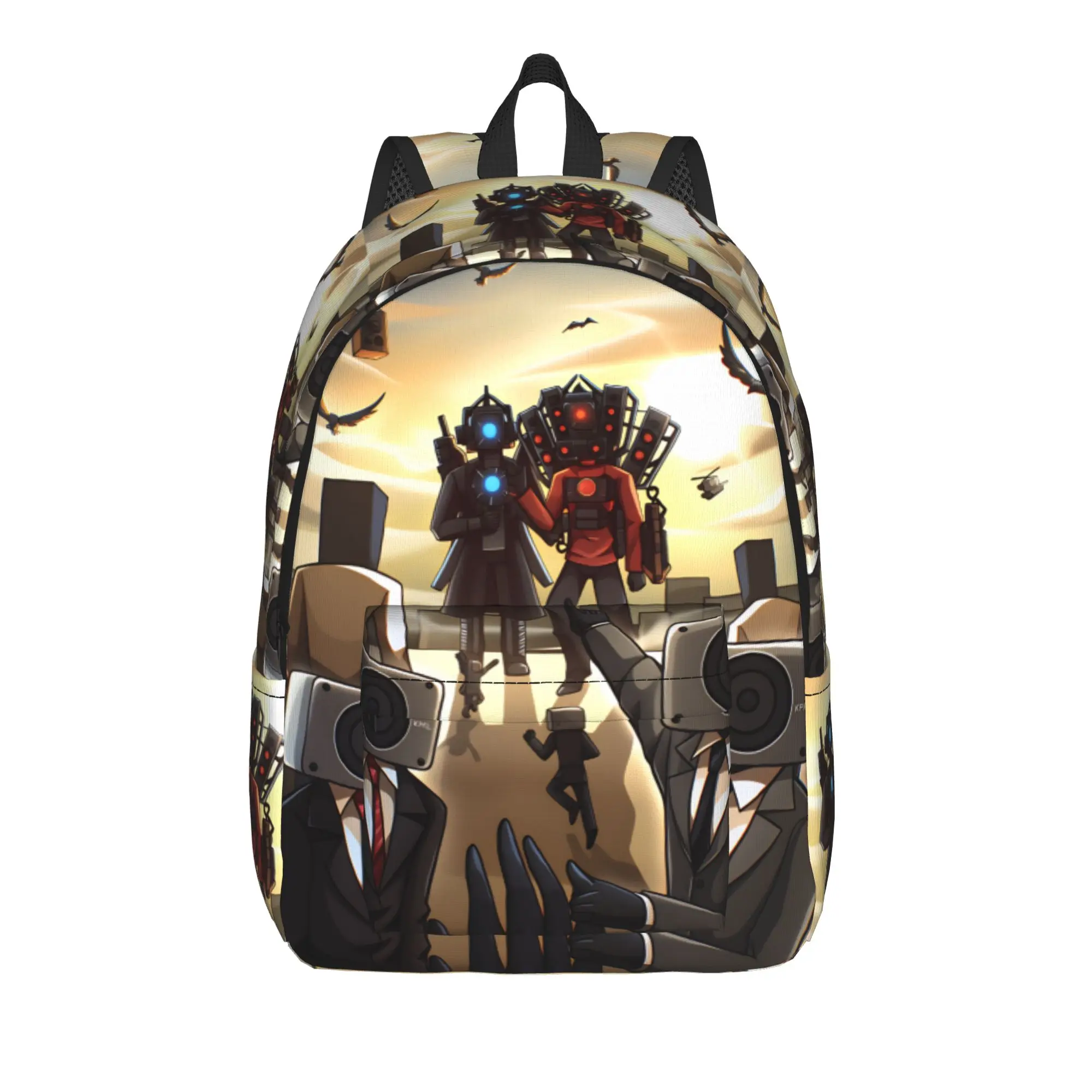 Skibidi Toilet Speakerman Backpack  Aesthetic Backpacks Women Men Travel Pattern School Bags Custom Rucksack