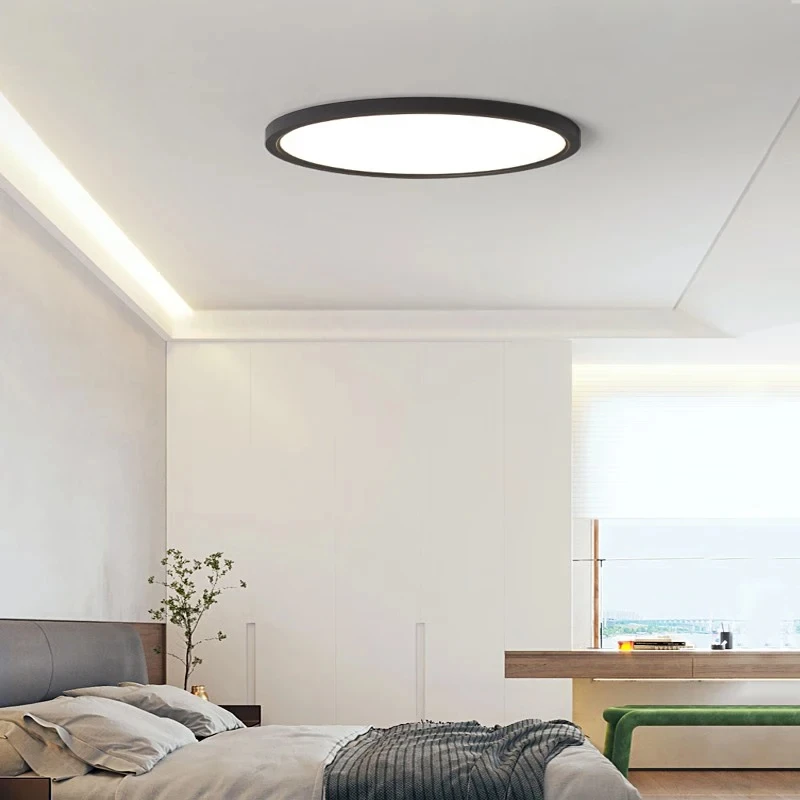 

LED ultra-thin ceiling light modern simple circular full spectrum ceiling light living room bedroom study eye protection light
