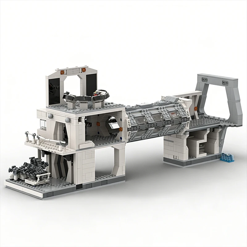 1340 pièces – Modèle de prison spatiale Star Battle – Blocs de construction modulaires MOC personnalisables – Conception créative – Jouet éducatif à assembler soi-même – Cadeau