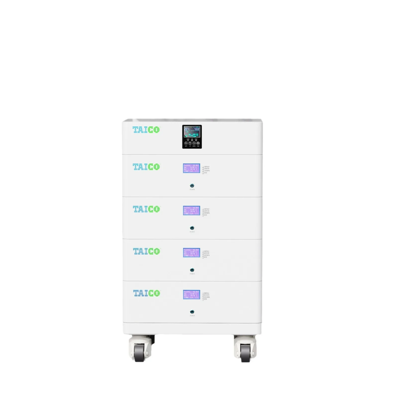 All-In-One 5-10kWh Lithium Iron Phosphate Battery 48V IP54 Protection Home Energy Storage System Off-Grid Hybrid Inverter CAN