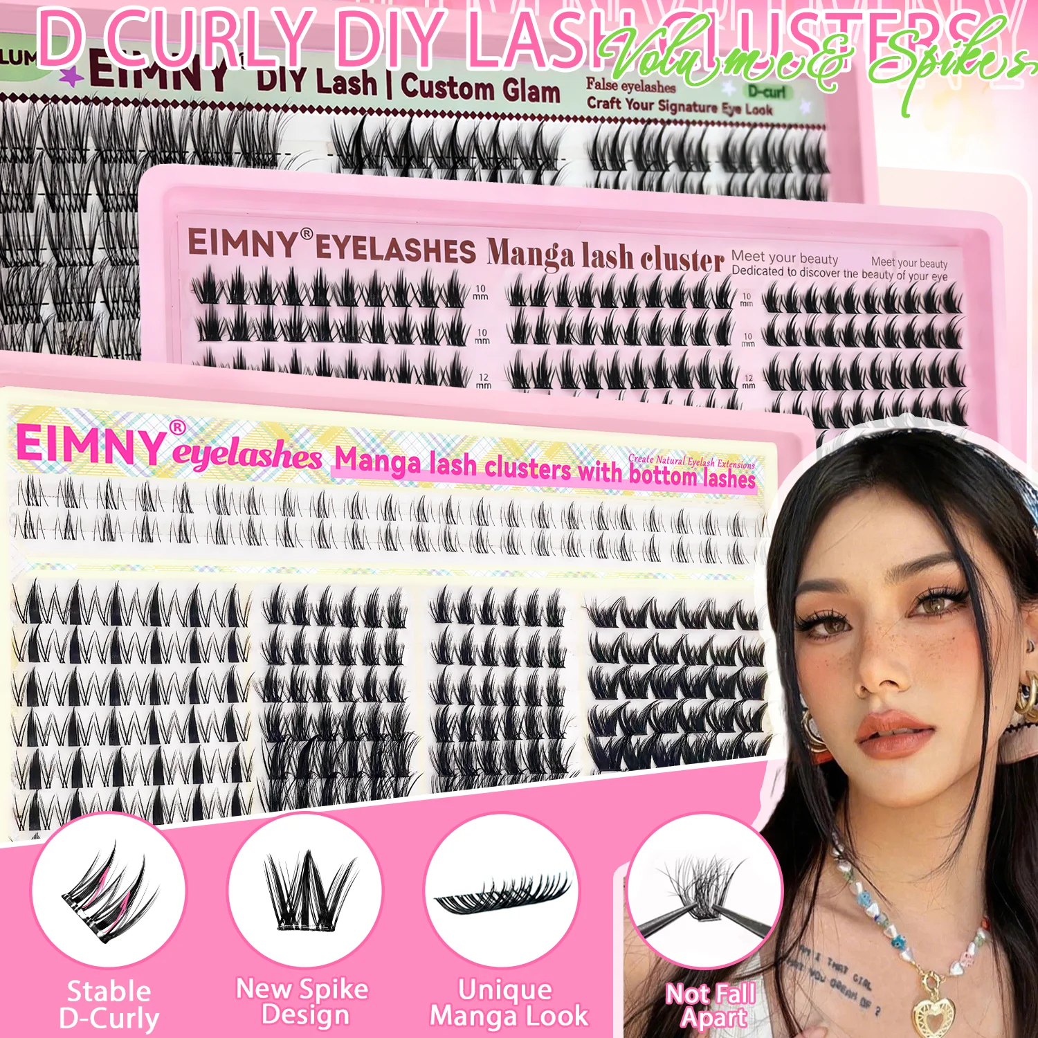 300/216-teiliges Wimpern-Clust – Anime Cosplay Lashes Bewertung und Preis
