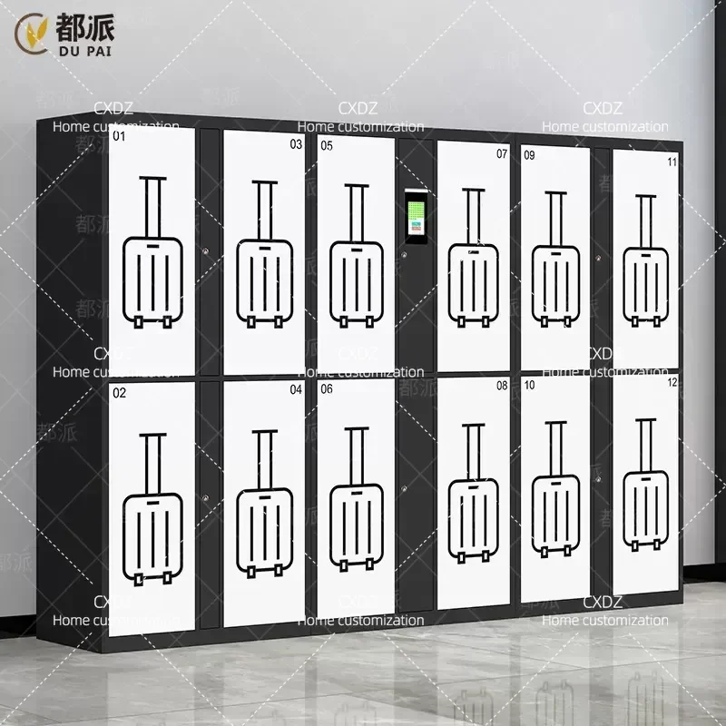 Smart Electronic Deposit Box with Facial Recognition and WeChat Scan Code for Supermarket Locker Storage