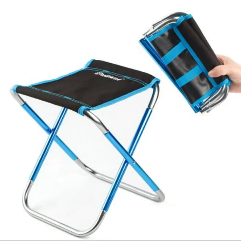 Outdoor Folding Stool Aluminum Alloy Fishing Chair Barbecue Stool Folding Chair Portable Camping Chair Outdoor Chair