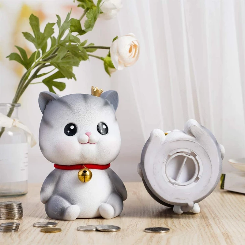Top Deals Cute Cat Decorative Saving Bank,Home Decoration Coin Bank Money Piggy Bank Help Form Right Money Habits