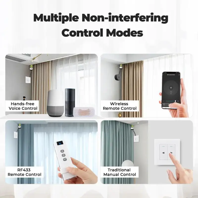 433MHz Wireless Switch Remote Control System 220V 10A rf Relay Receiver and Transmitter for Curtains/Motors/Blinds