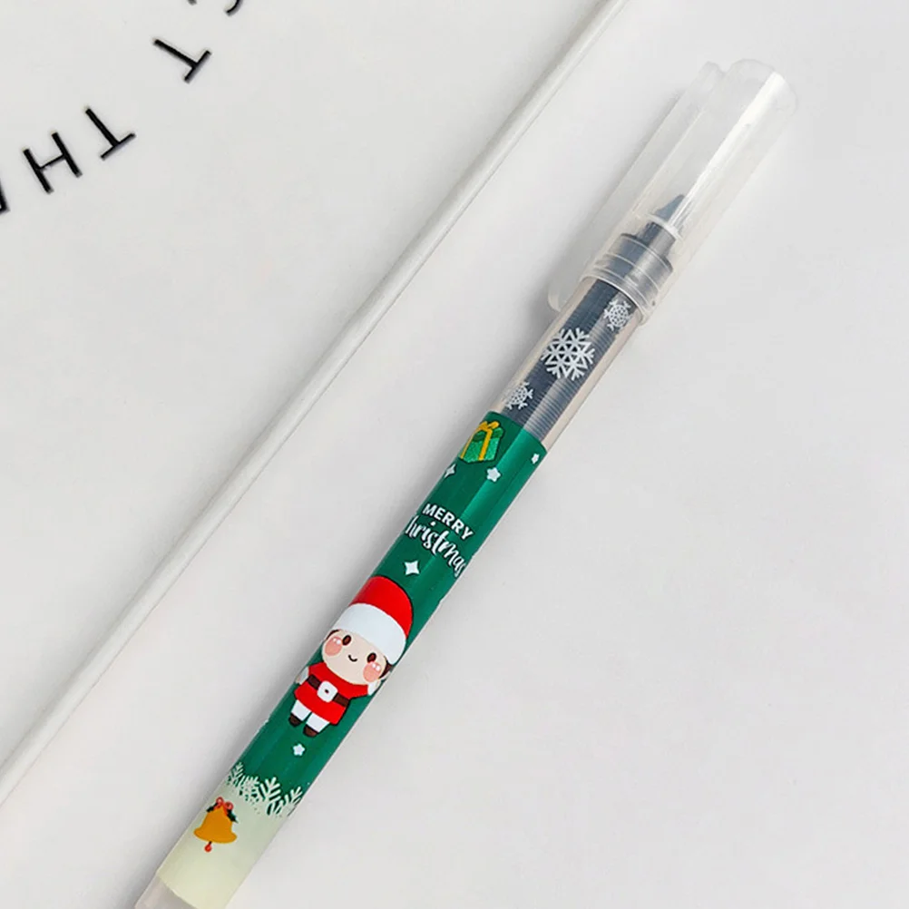 

12Pcs Christmas Creative Gel Pens Smooth Ink Writing Pen for Students Office School Supplies Stationery Gift