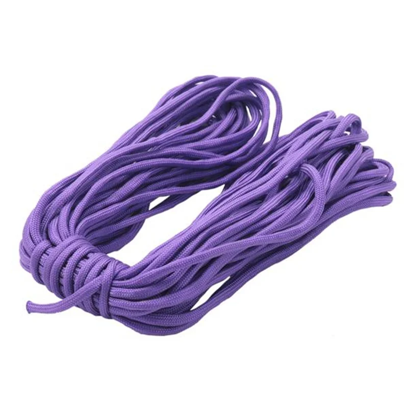 Paracord 550 Falling Cord 7 Core for Groin Iwano Silk Purple 50 English Scale