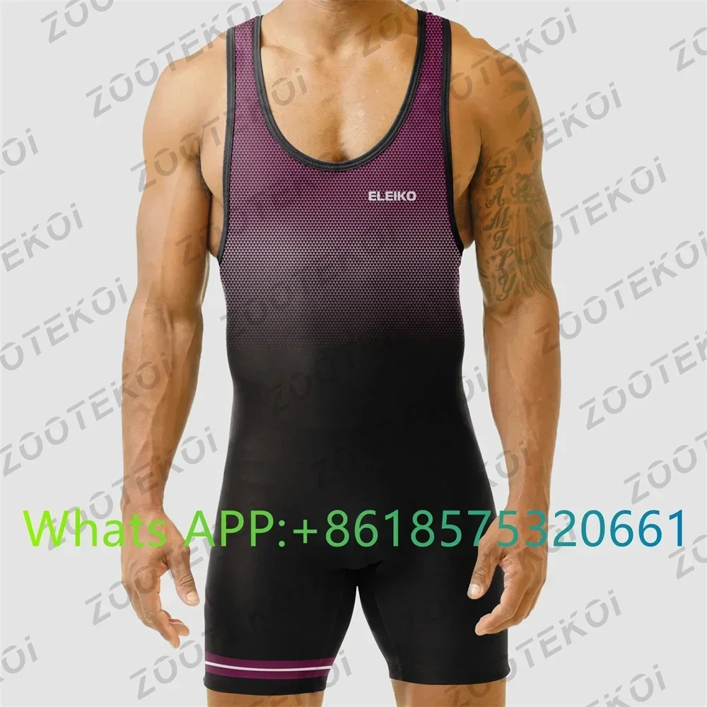 Superbody Sexy Trikot Unterhemd Männer Bodysuit Bodystocking sexy Overall Wrestling Sport Baumwolle Top und Bottom Shaper Männer Club