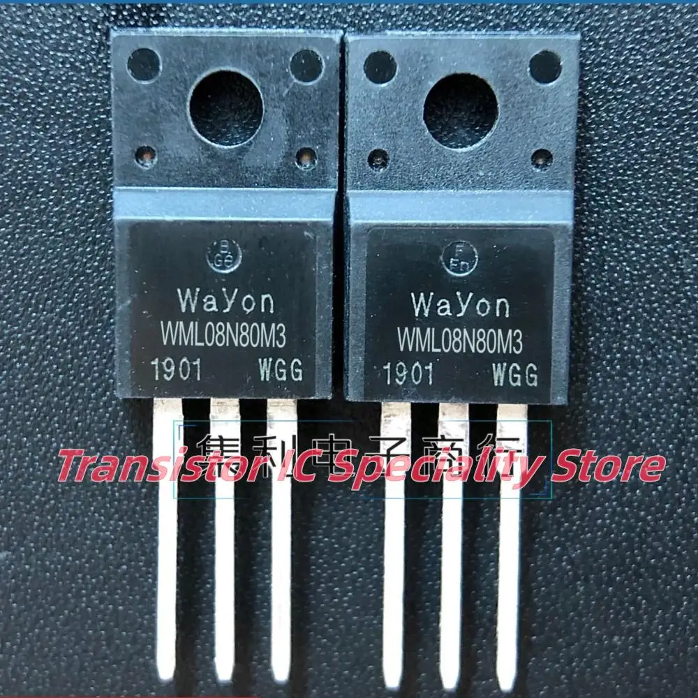 5PCS-10PCS  WML08N80M3  800V MOS TO-220F Imported  Original  Quick Delivery
