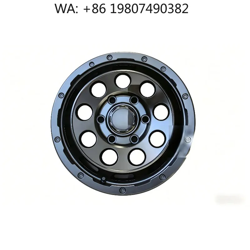 9-Hole Lotus Root Design Forged Wheels Overhung Beadlock Look Dynamic Aftermarket Offroad Truck SUV Rims