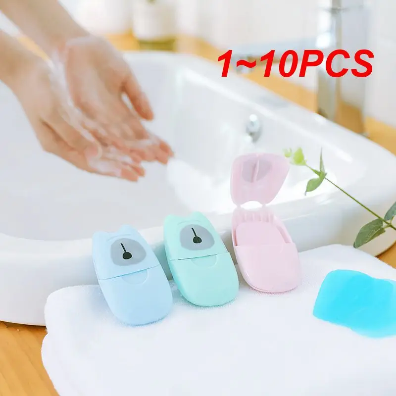 

Handwash Paper Soap Mini For Kitchen Toilet Outdoor Travel Camping Hiking Pull Type Portable Bathroom Accessories