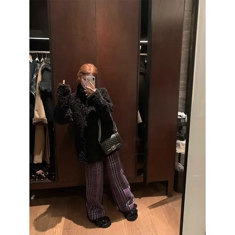 أزياء المرأة الترفيه تنوعا الخريف والشتاء السيدات الجديدة مزاجه مطابقة تقليد معطف فرو الثعلب #5