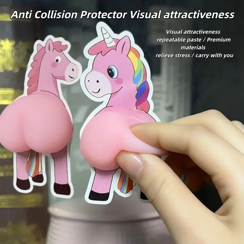 Fidget Toy: Lustiges, kreatives, niedliches Cartoon-Pony-Po-Knetspielzeug mit Musik und Klopfgeräuschen – Entspannungsspielzeug, Boutique-Partygeschenk für Erwachsene