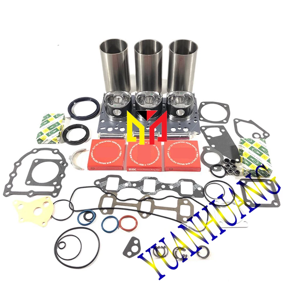 3KC1 Engine Rebuild Kit Overhual Repair Gasket Set For ISUZU Diesel Liner Piston Ring Bearing