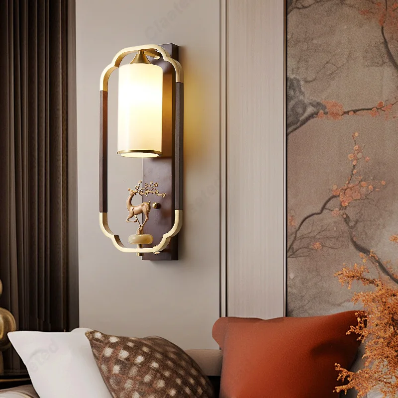 

Креативный новый светодиодный китайский настенный светильник для гостиной, столовой, коридора, лестницы, спальни, прикроватной тумбочки, декоративное атмосферное освещение