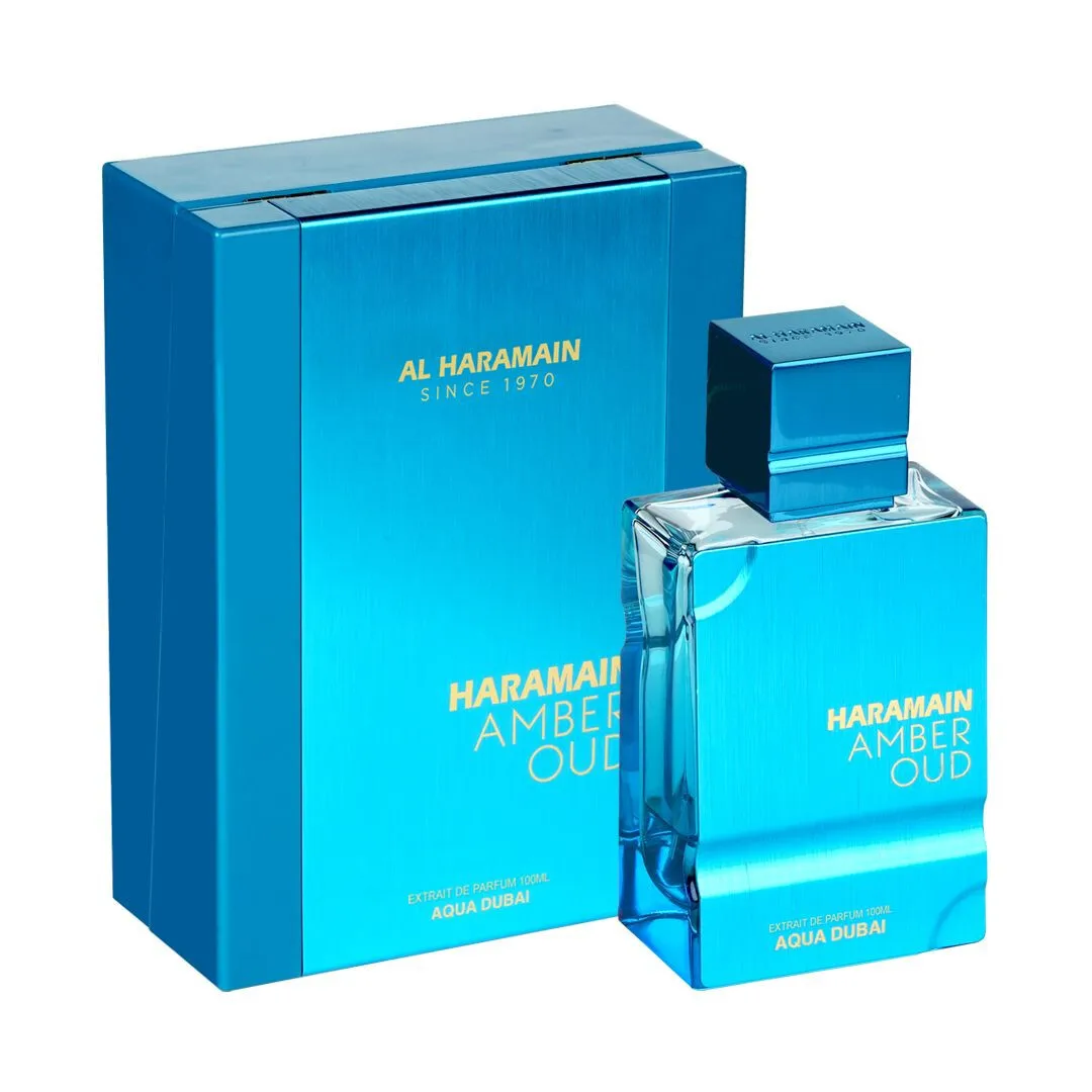 Amber Oud Aqua Dubai van Al Haramain 60ml Spray - Gratis Express Shipping-US STOCK SNELLE LEVERING