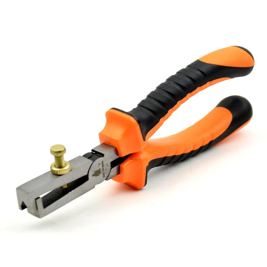 6 Inch End Strippen Tang Kabel Draad Stripper Nipper Diy Handgereedschap Type Draad Snijden Tang CR-V Staal Crimpper - afbeelding 2