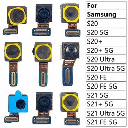 Selfie Front Camera For Samsung Galaxy S20 FE S21 Ultra S20+ S21+ Plus 5G Facing Frontal Camera Module Mobile Phone Spare Parts