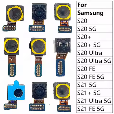 Selfie Front Camera For Samsung Galaxy S20 FE S21 Ultra S20+ S21+ Plus 5G Facing Frontal Camera Module Mobile Phone Spare Parts
