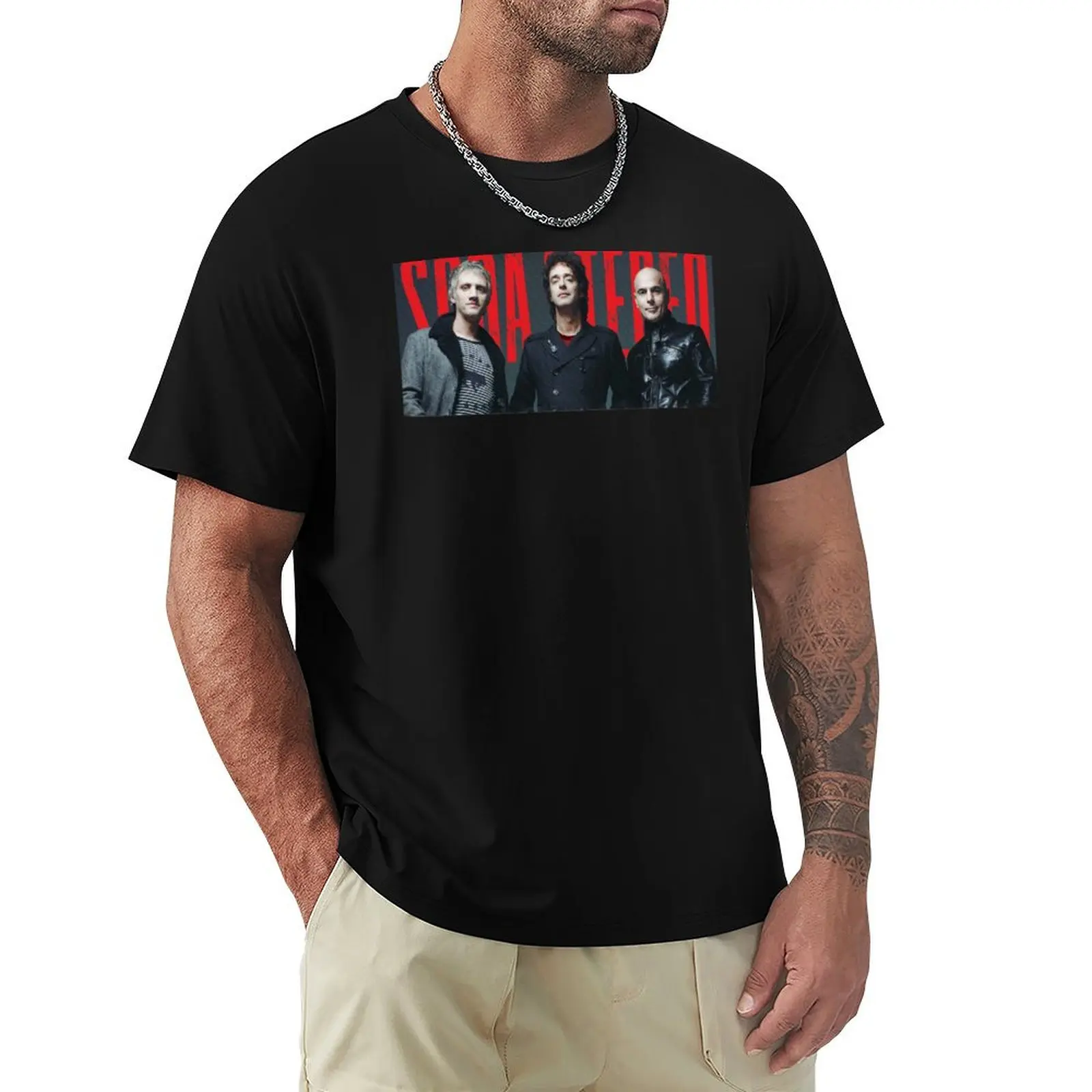 Soda Stereo # 2 T-Shirt men t shirt cotton 100% T-Shirt