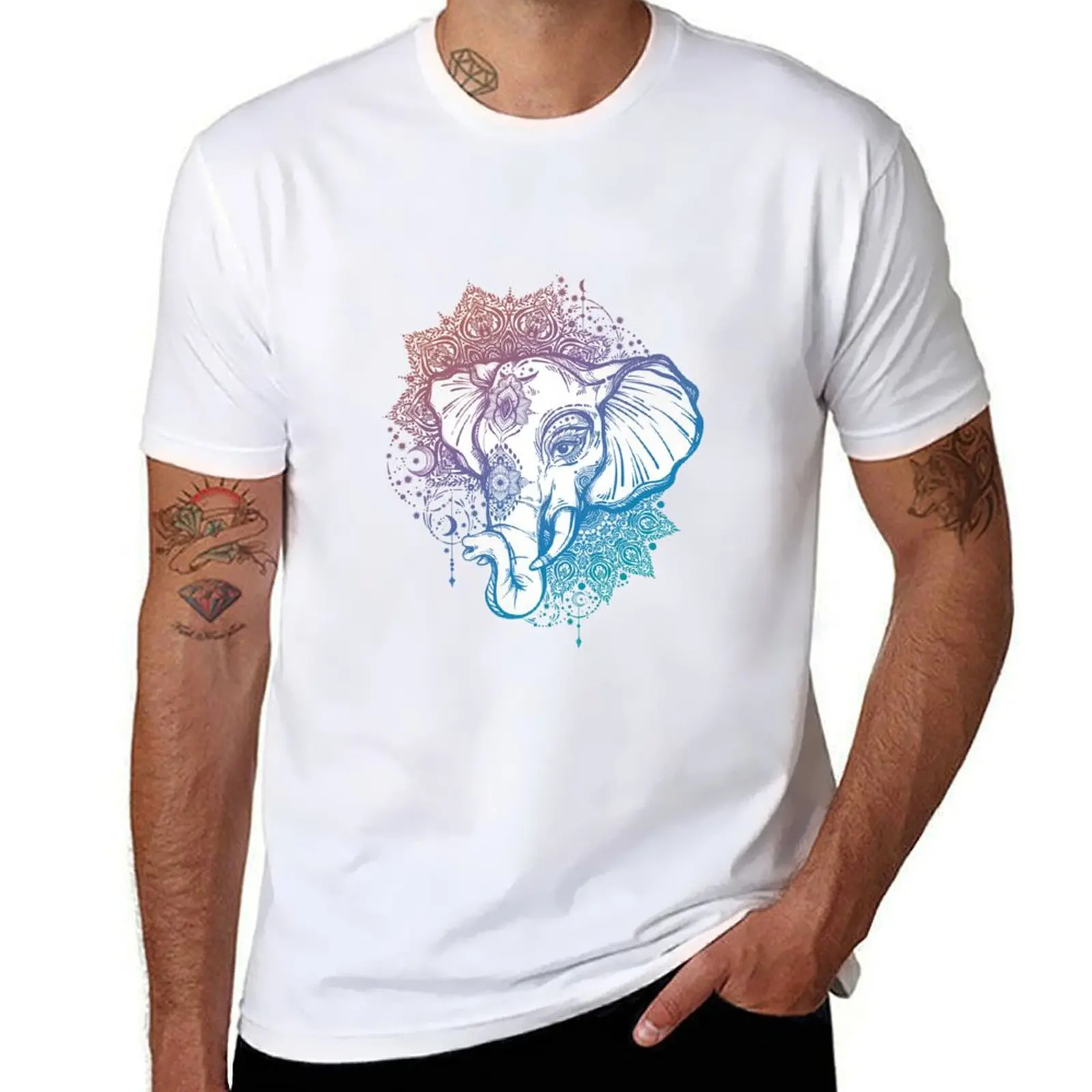 

Ganesh T-Shirt man t shirts for men casual funny t shirts dark humor man t shirts cotton T-Shirt