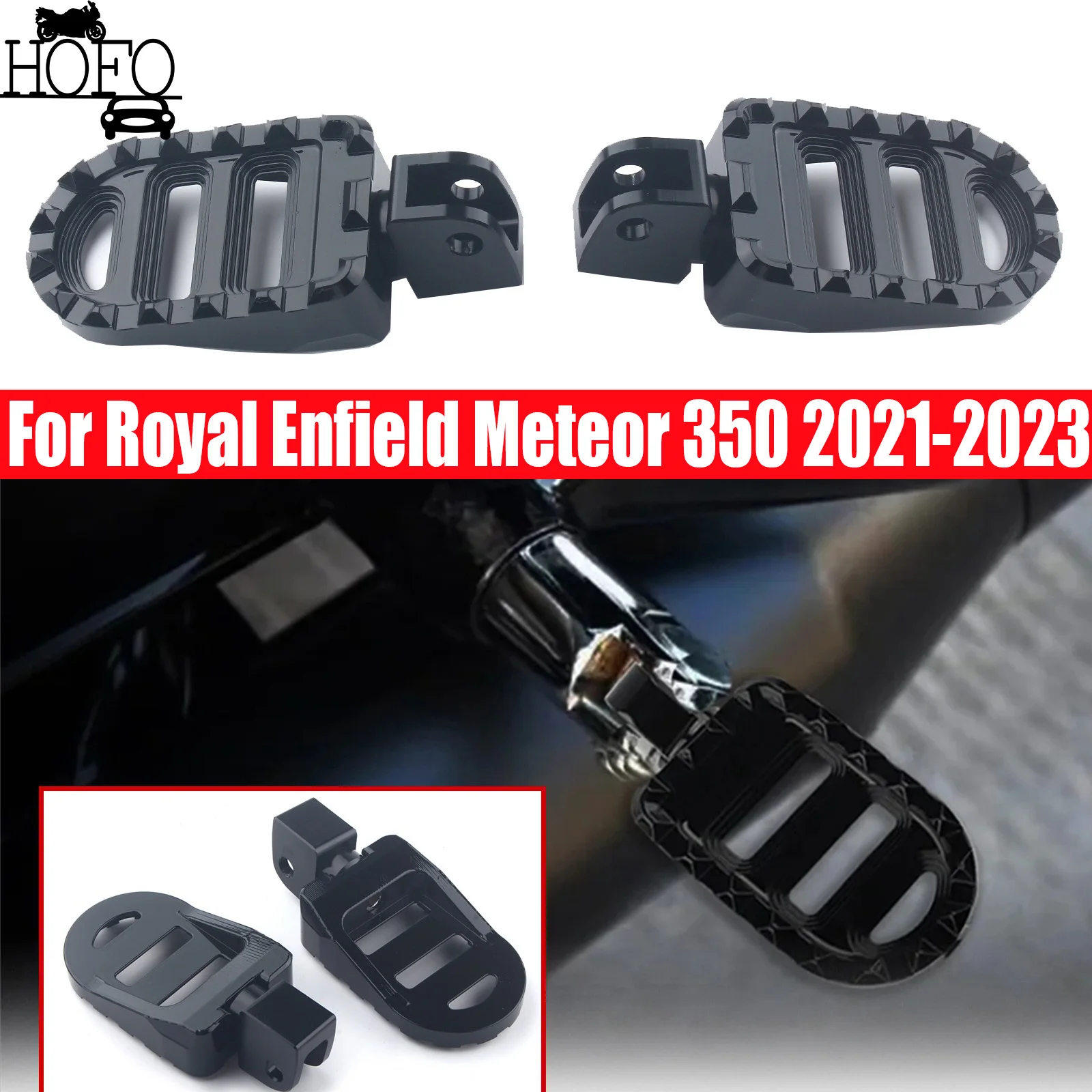 

Front Footrests Foot Peg fit for Meteor 350 2021-2023 Classic 350 2022-2023