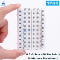 1PCS 8.5x5.5cm Solderless Breadboard 400 Tie Points Mini Universal Test Protoboard DIY Bread Board for Bus Test Circuit Board