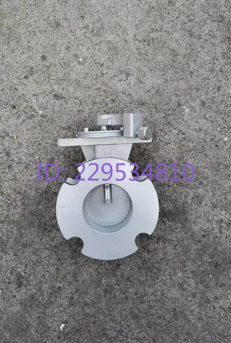 Manual aluminum butterfly valve Butterfly aluminum alloy air valve Kiln air valve DN25