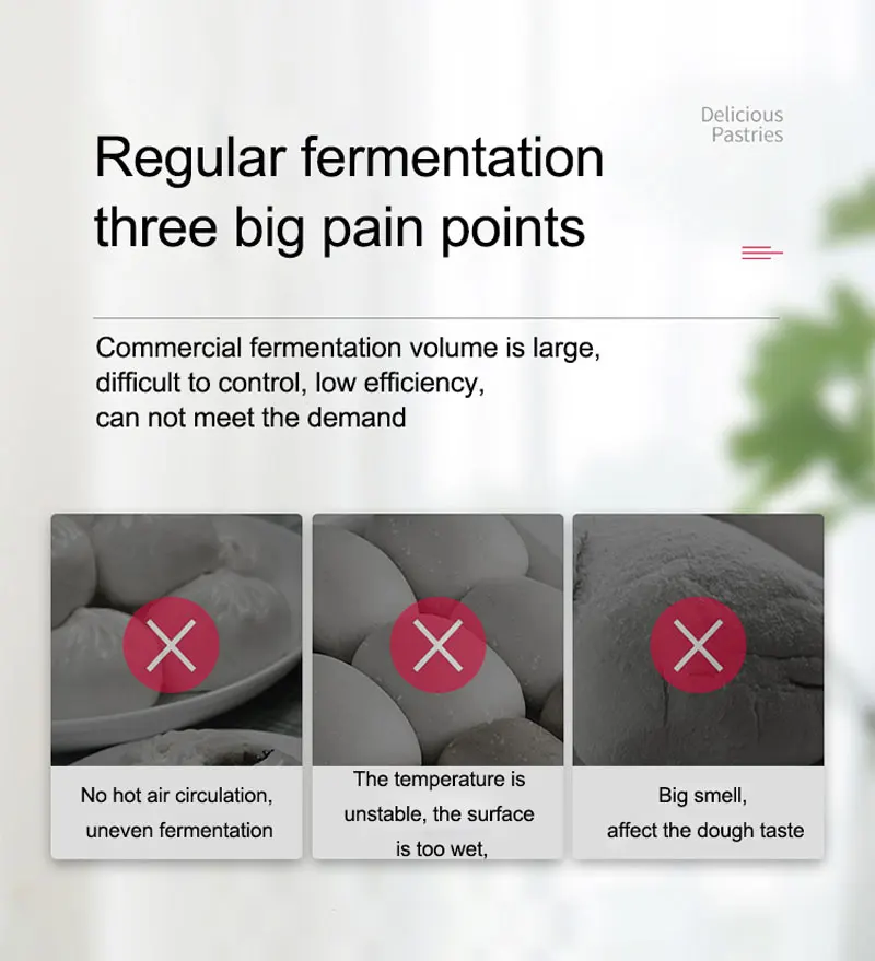 د خزانة تخمير الخبز على البخار باب واحد صندوق تخمير العجين القمح الجديد 36 صينية صندوق خبز الاستيقاظ الخبز و #5