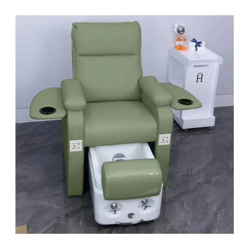 Nail sofa Foot bath chair tattooed eyebrows eyelash tattoo feet Pedicure surf electric back massage put down sofa