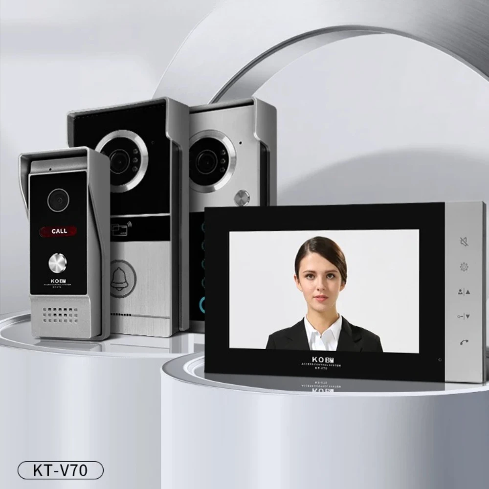 kob-high-definition-intelligent-doorbell-night-vision-electronic-access-control-system-visual-doorbell-wired-building-intercom