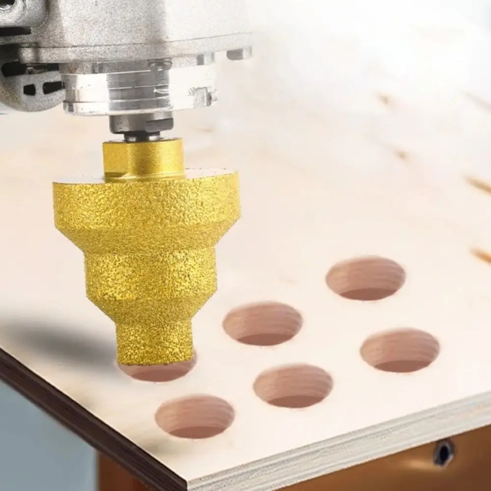 متعددة الحجم Adamas الشطب مثقاب متعدد الطبقات مدبب مخروط زاوية طاحونة الموضوع المتكاملة بت حافة التشذيب #4