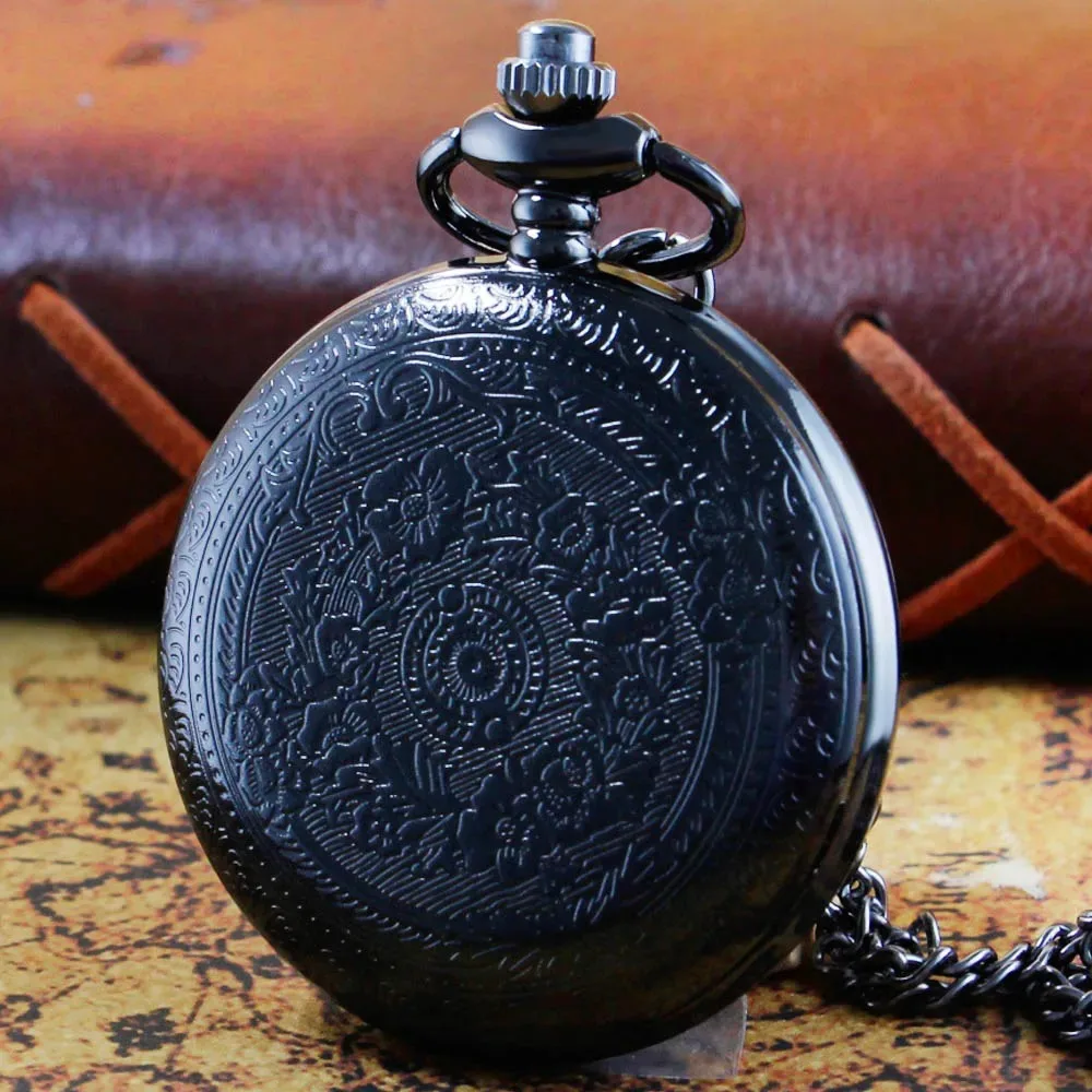 개성 창조적 인 빈티지 포켓 시계 실버/골드/블랙 커플 쿼츠 시계 당신을 사랑합니다 남성 여성을위한 최고의 선물