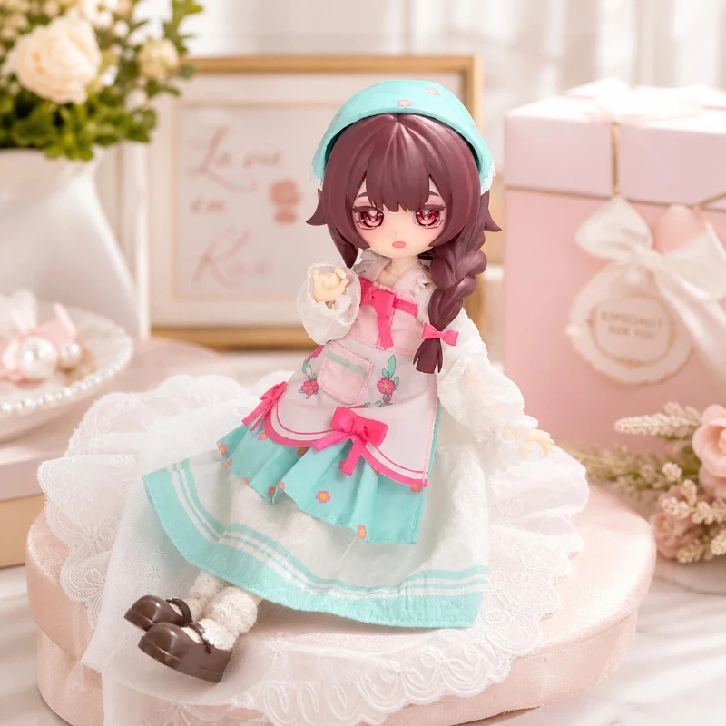 New Mirai Dolls Bjd Doll One Eighth Posable Action Figure Wish Maiden Escape Heart Blind Box Dress Up Collectible
