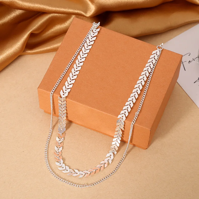 New Fashion Steampunk Dainty Circle Collier Round Minimalist Chain Pendant Necklace For Women Jewelry Gift Cheap Collar