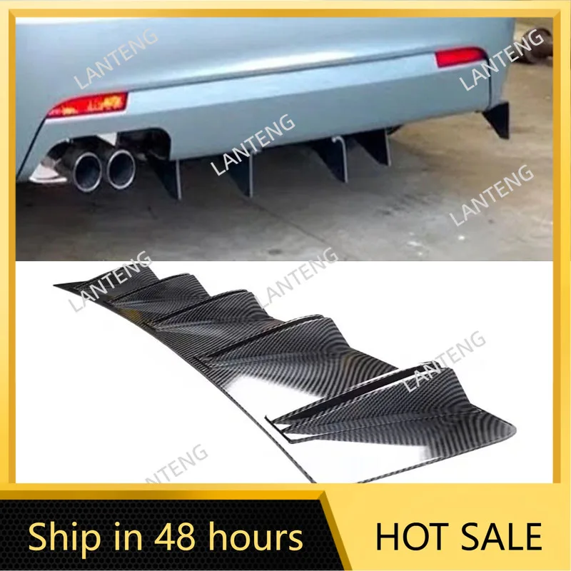 

Задний диффузор автомобиля Shark 10, бампер, крыло, сплиттер, спойлер для подбородка, губа для S-aab 9-2X 9-3, защита тела, черный