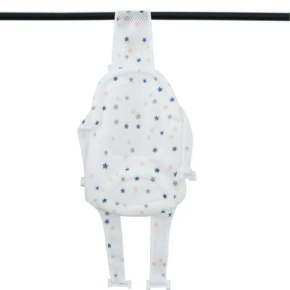 وسادة شبكية قابلة للطي وغير قابلة للانزلاق لأحواض الأطفال ومقعد حوض الاستحمام على شكل متقاطع #4