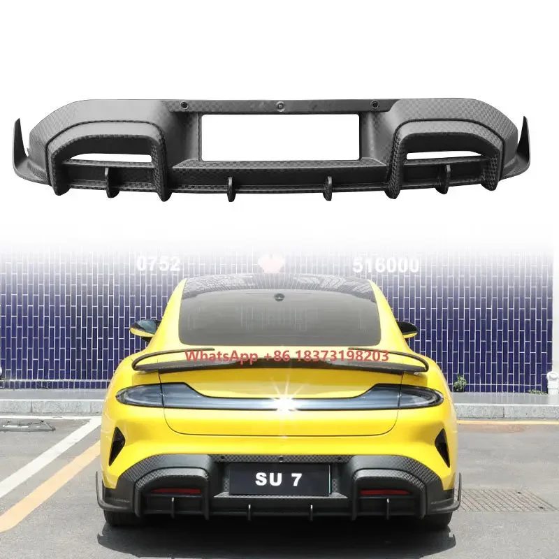 

Automotive Automobile Car Composite Accessories Parts Carbon Body Kit Bodykit Rear Lip for Su7 Rear Bumper Lower Guard