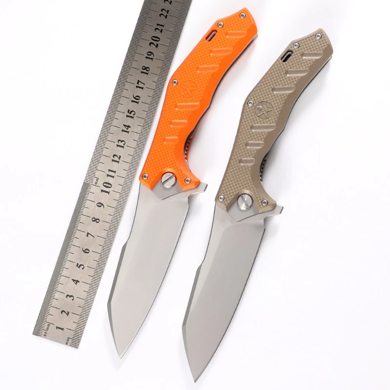 

High Hardness Folding Outdoor Camping Pocket Knife D2 Blade G10 Handle Survival Tactical Hunting Utility Fruit Knives EDC Tools