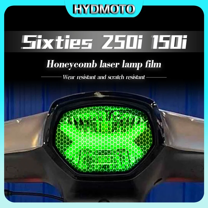 Film de feu arrière Sunshine pour moto, film de lumière laser en accent d'abeille, film de protection, accessoires modifiés, Victoria 250, 150, 2023