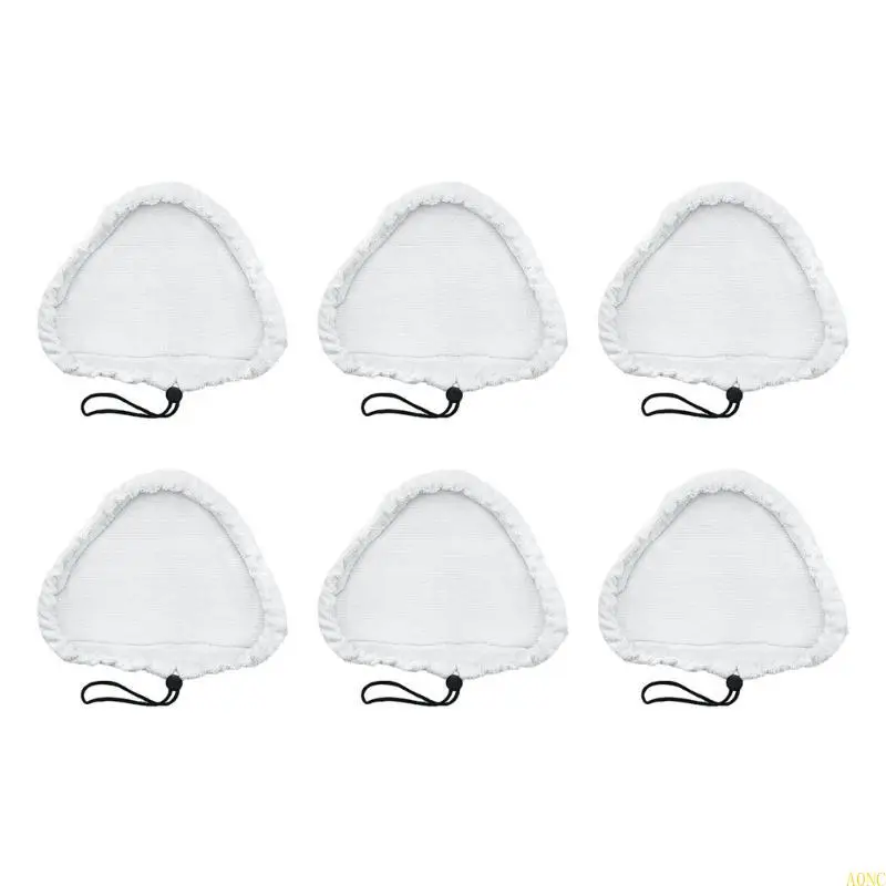 A0NC 3/6/8PCS เปลี่ยนเครื่องทำความสะอาดไอน้ำถูพื้นสำหรับ H20 S302 MOPS MOPS