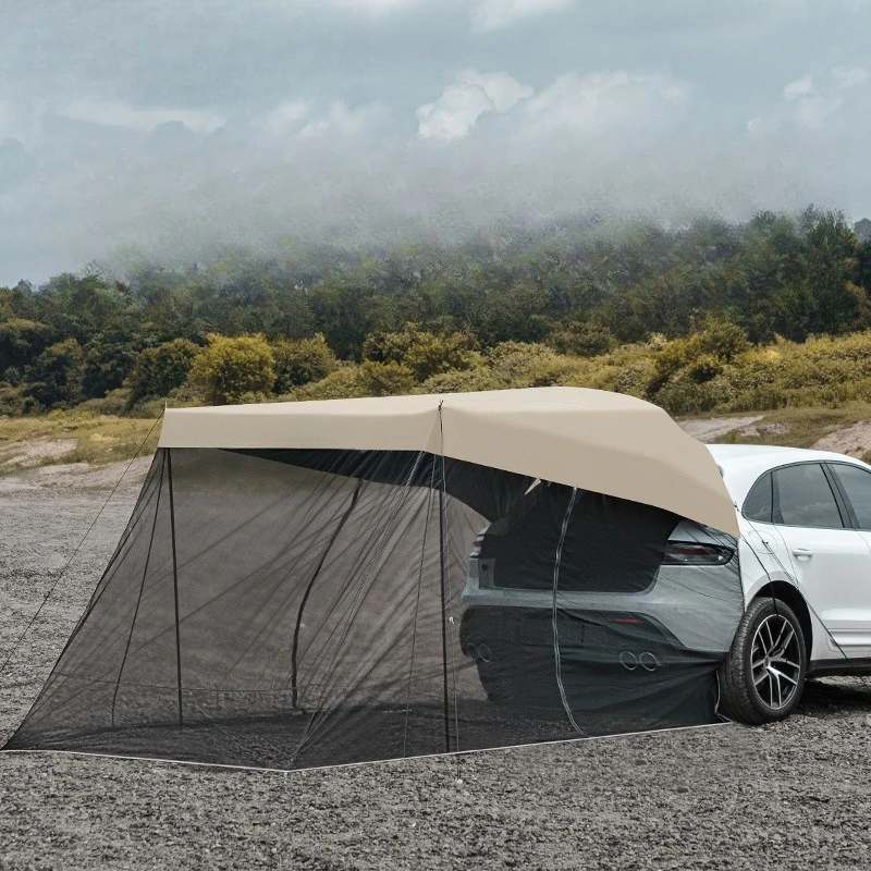 

Tail tent outdoor camping 23-4 people portable canopy rain protection sun protection mosquito protection awning field canopy