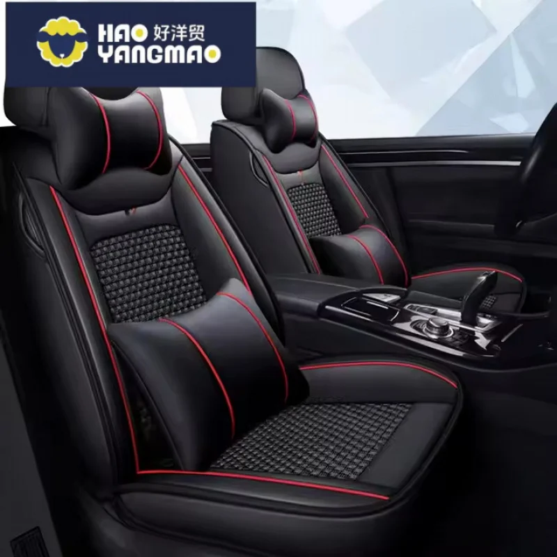 Suitable for Car Seat Covers, Premium PU Leather & Universal Fit Interior Accessories