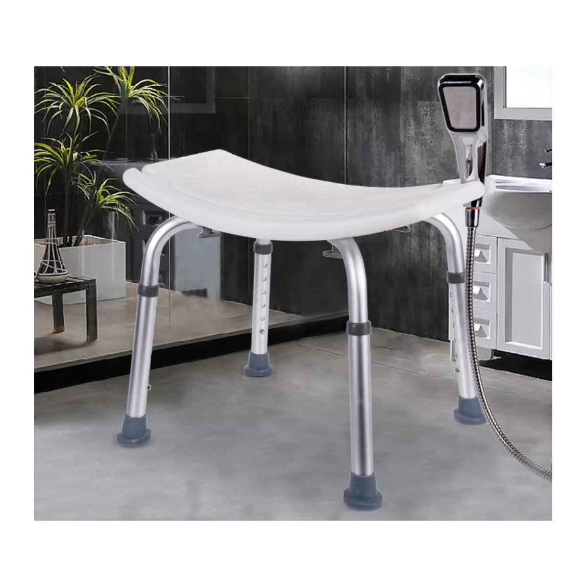

Simplywalk Aluminum Alloy 136KG Bath Shower Chair Strong Hospital Handicap People UKCA Distributor Program