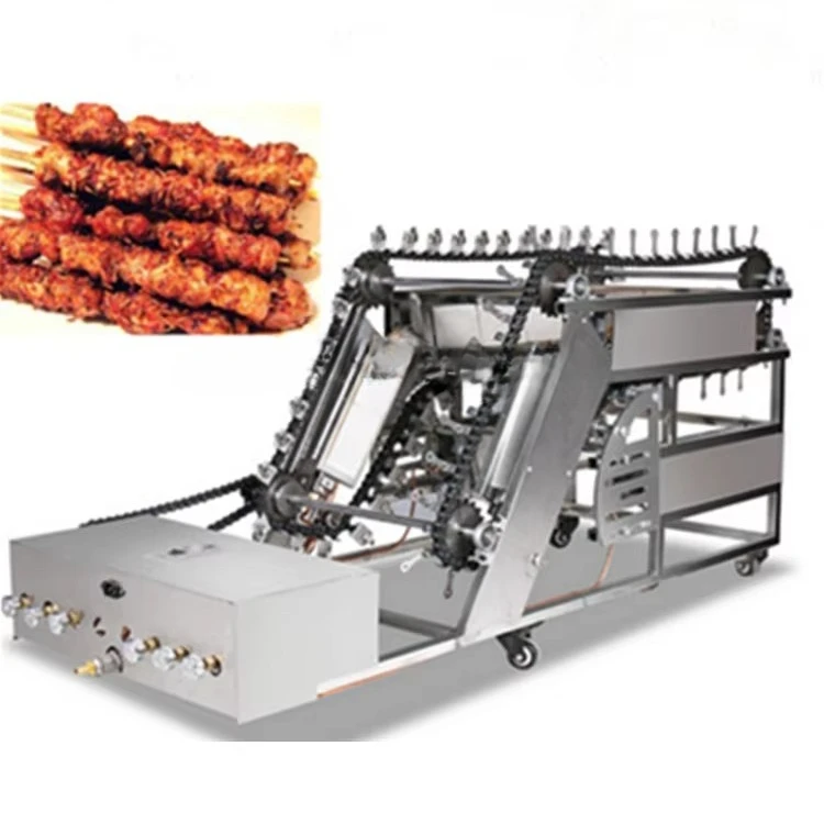 Factory supply automatic meat bamboo string machine equipment